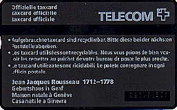 Carte optique P38 - dos