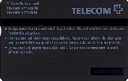Carte optique P47 - dos