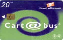 Carte bus TG2 - face